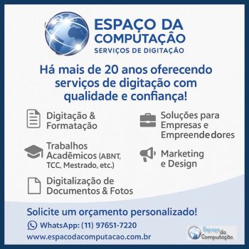 Serviços de digitação profissional - a gente digita, formata e entrega pronto!. Guia de empresas e serviços Serviços de digitação profissional - a gente digita, formata e entrega pronto!. Guia de empresas e serviços